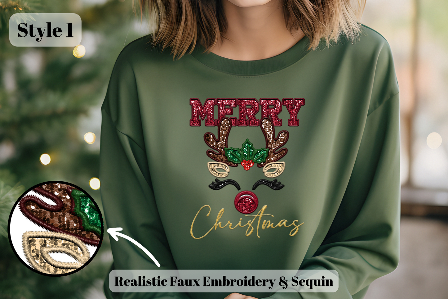 Christmas Crewneck Sweatshirts
