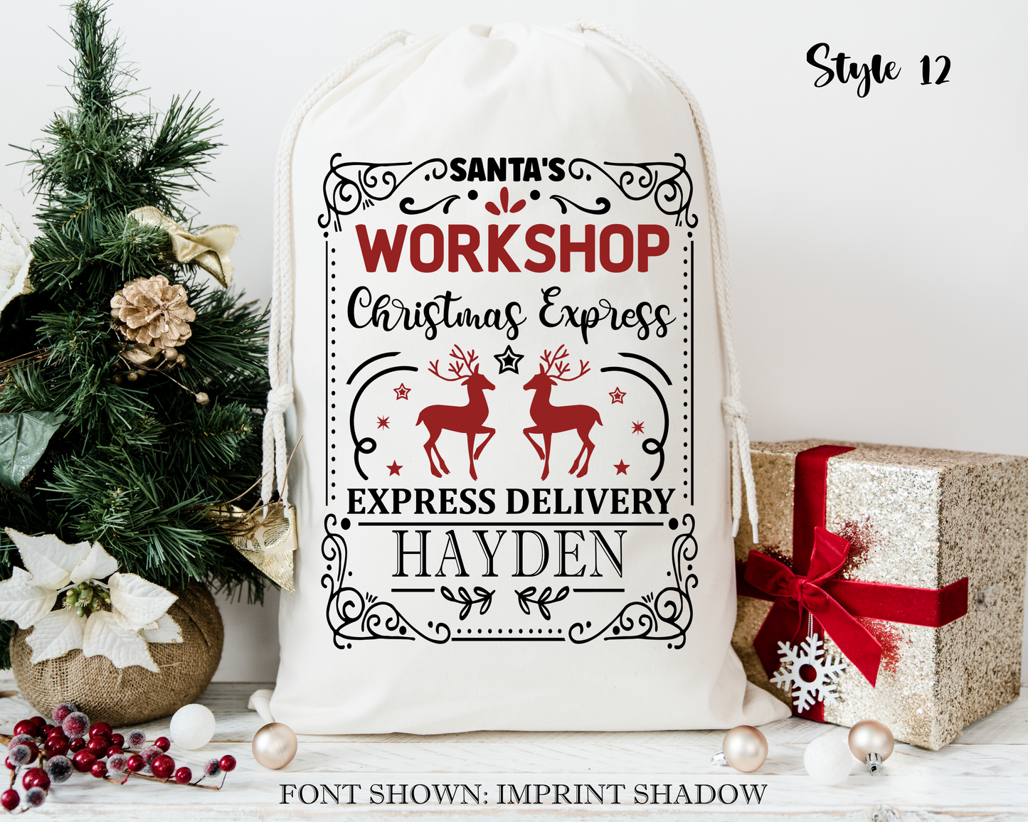 Personalized Santa Sacks