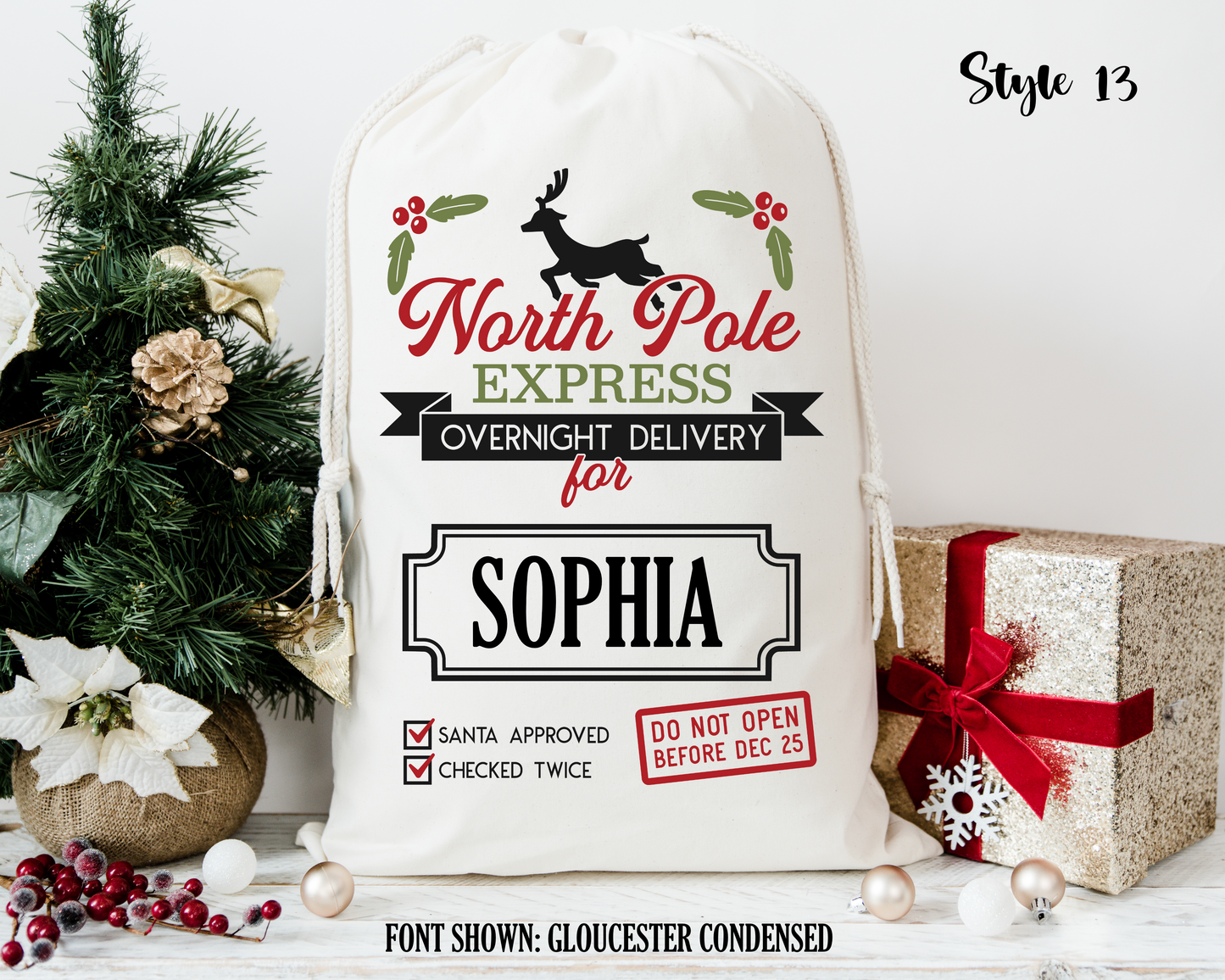 Personalized Santa Sacks