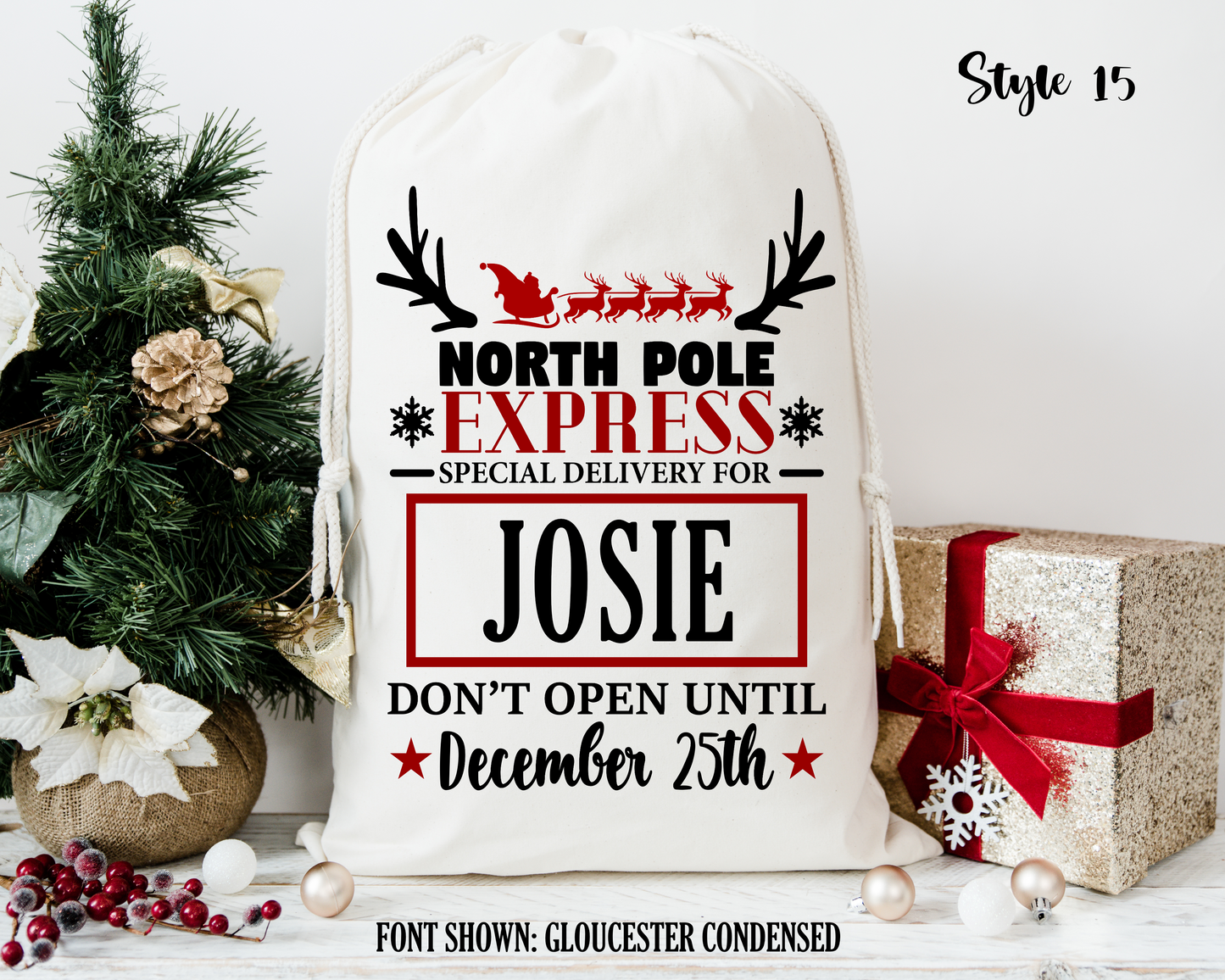 Personalized Santa Sacks