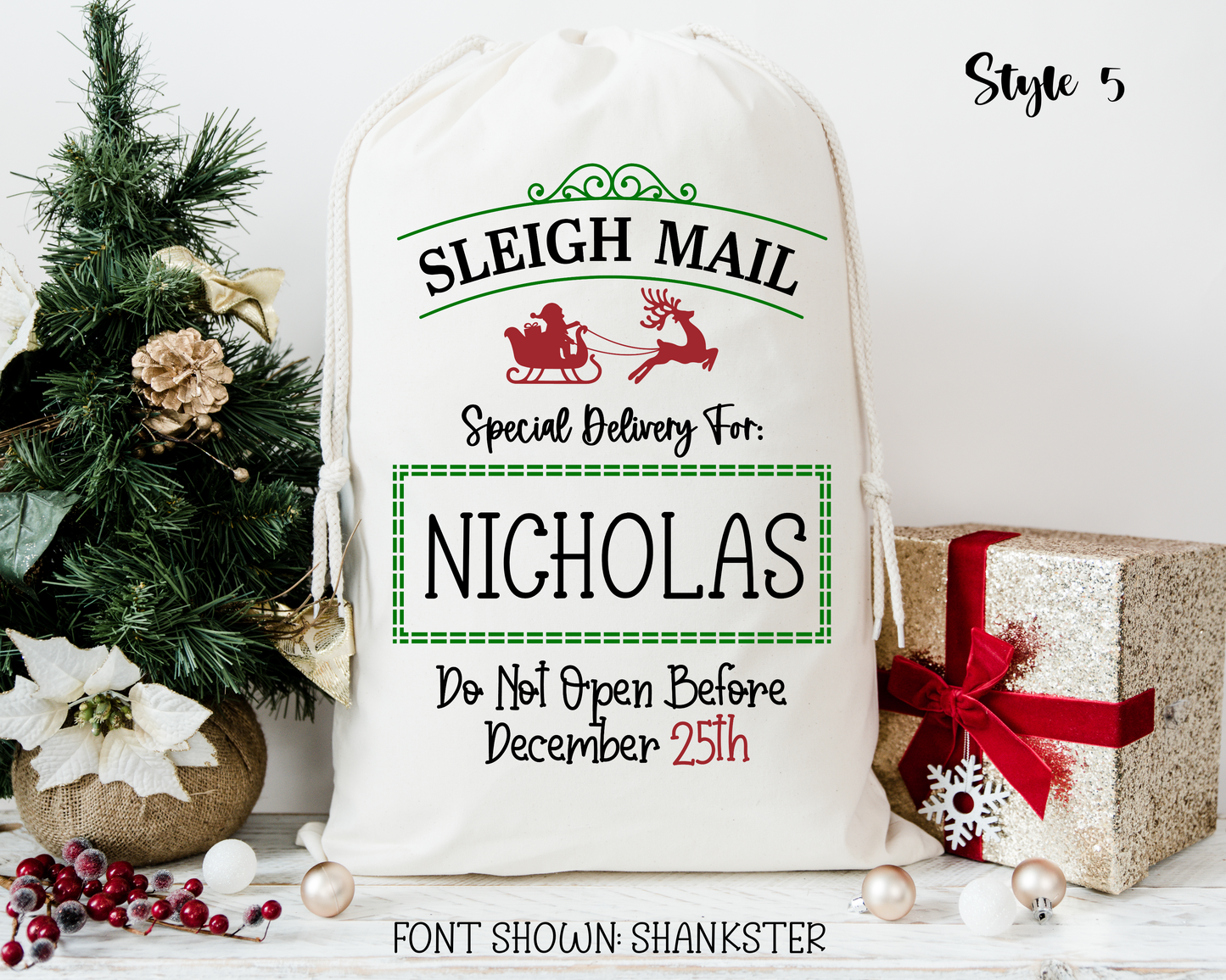 Personalized Santa Sacks