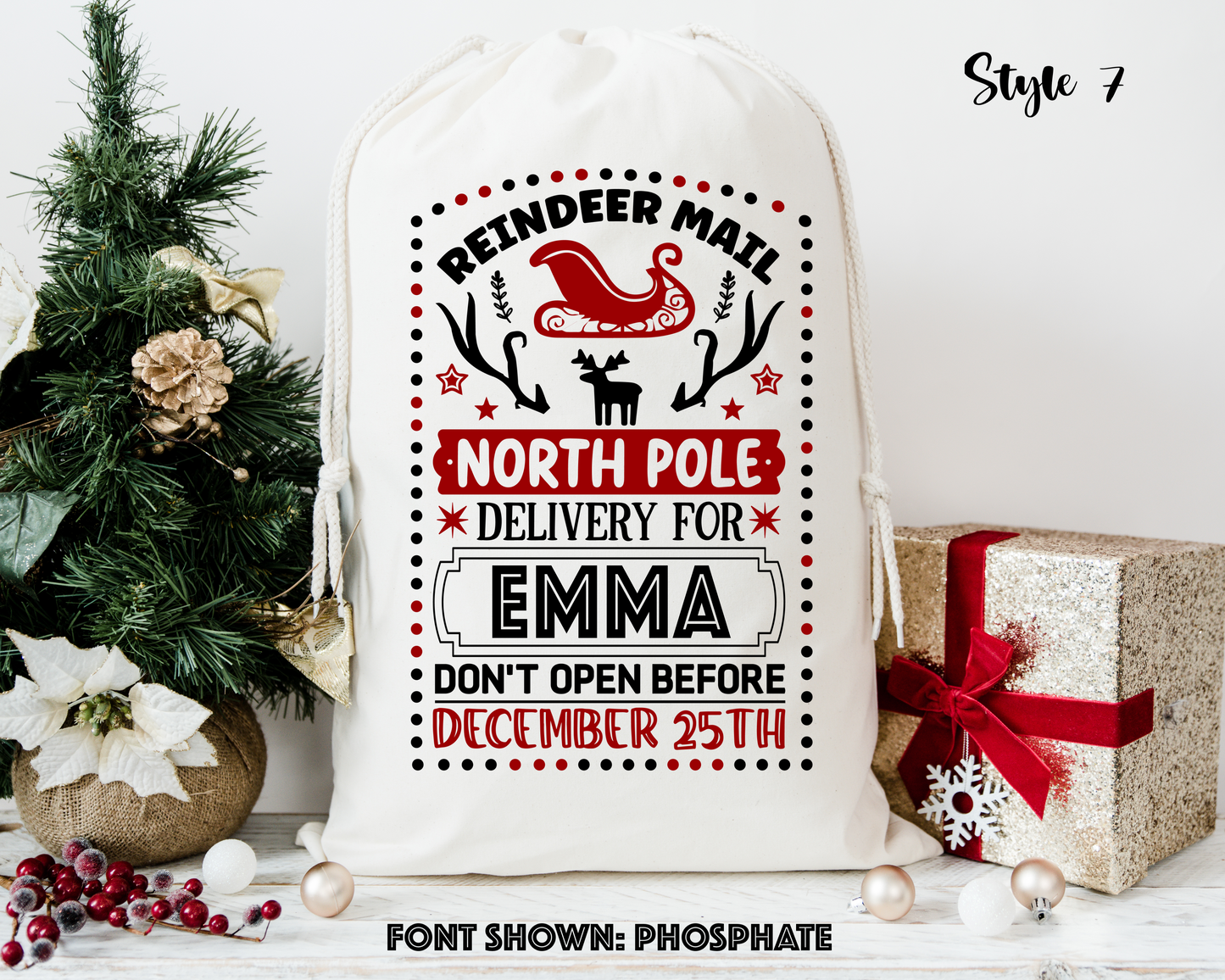 Personalized Santa Sacks