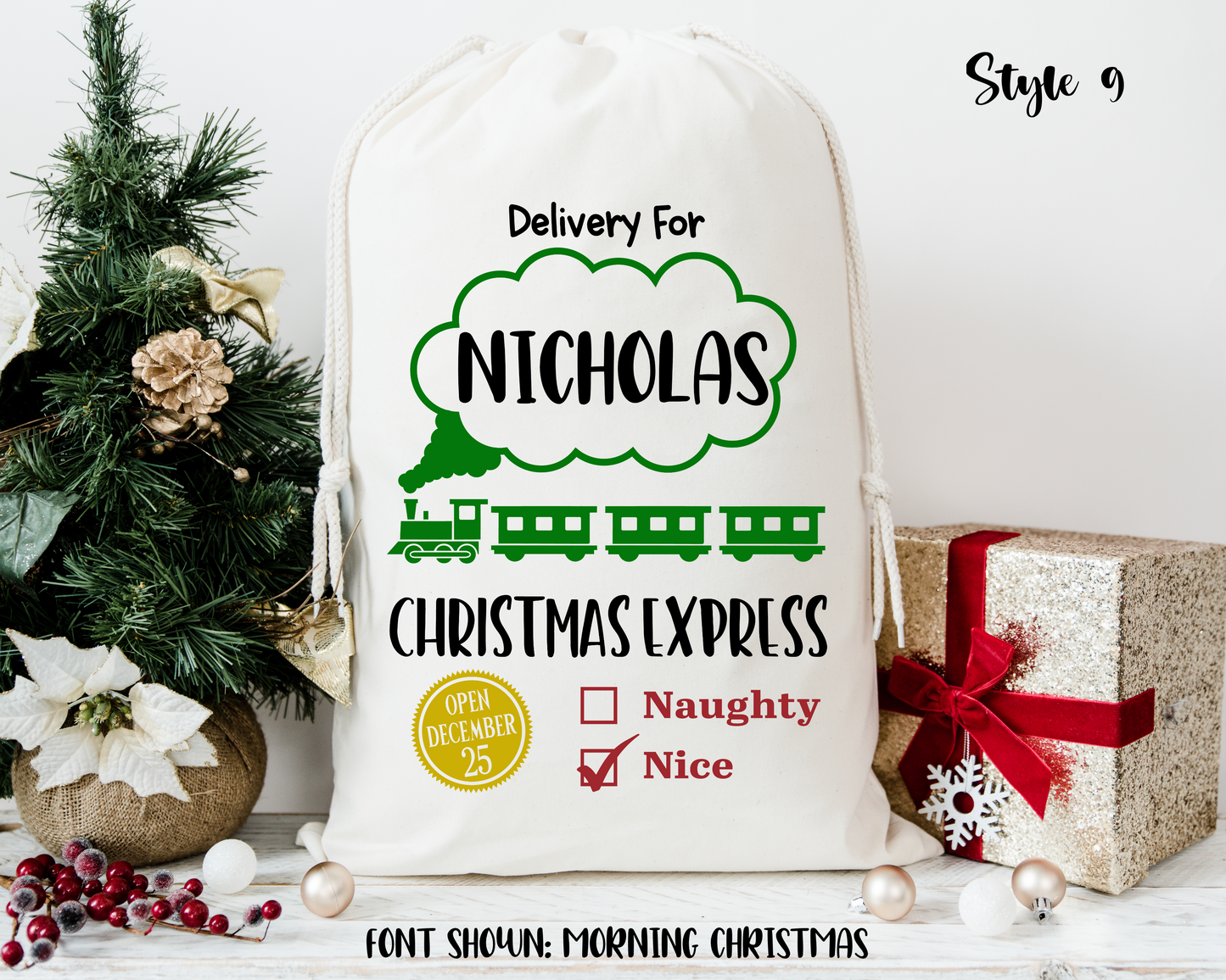 Personalized Santa Sacks