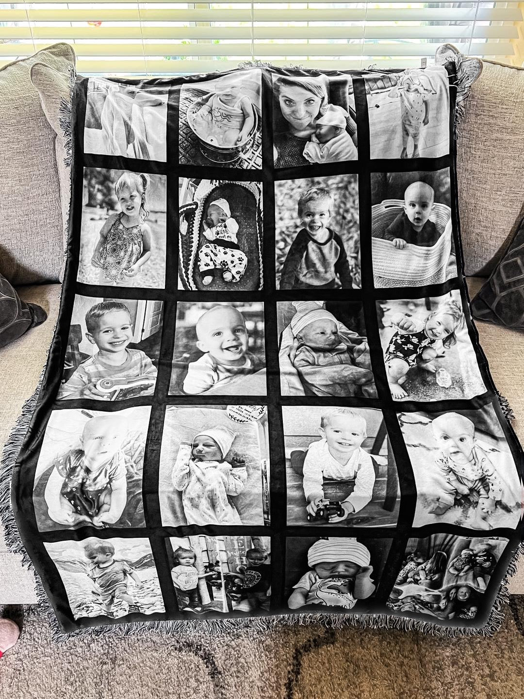 Personalized Photo Blanket Gift