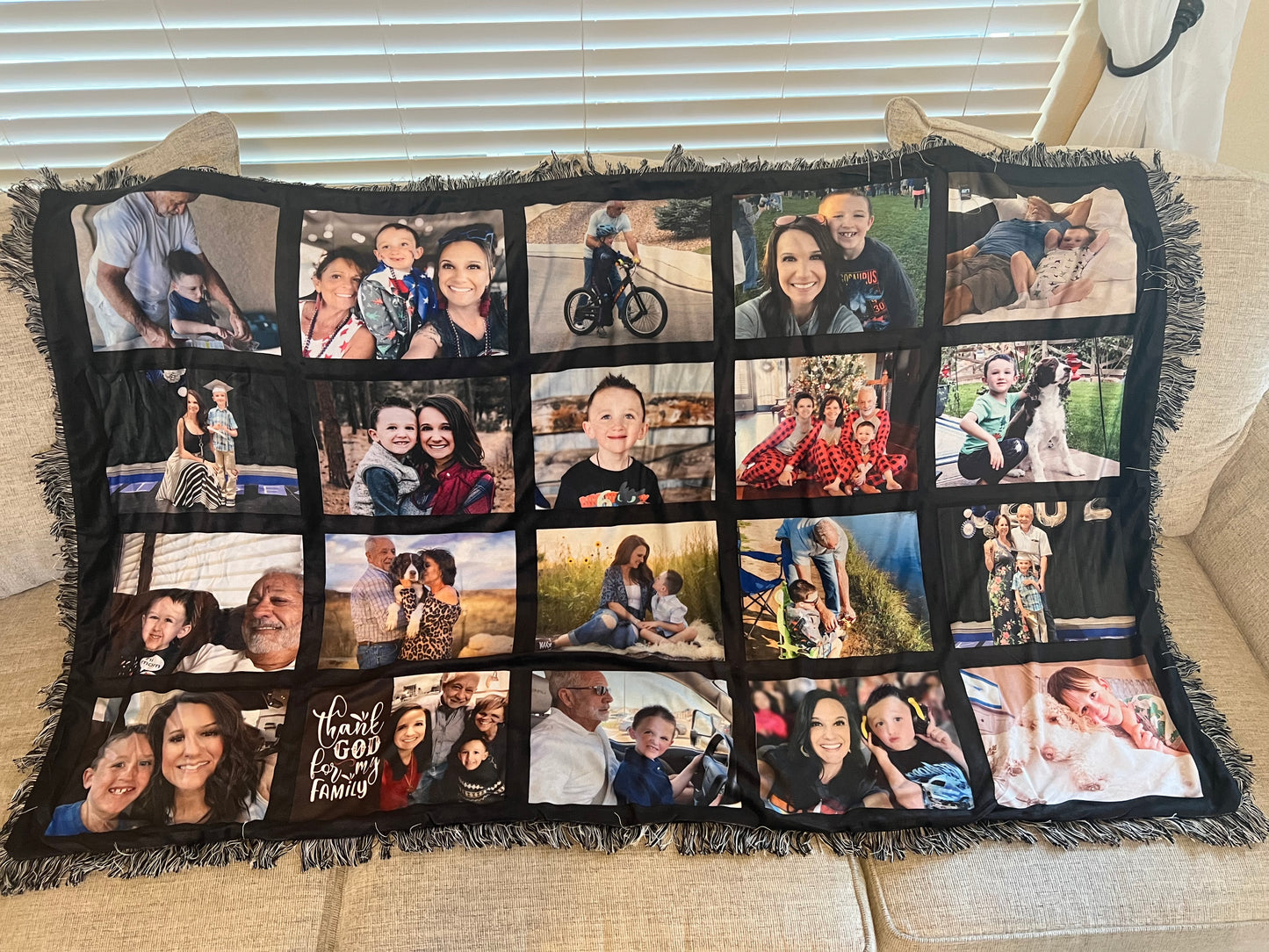 Personalized Photo Blanket Gift