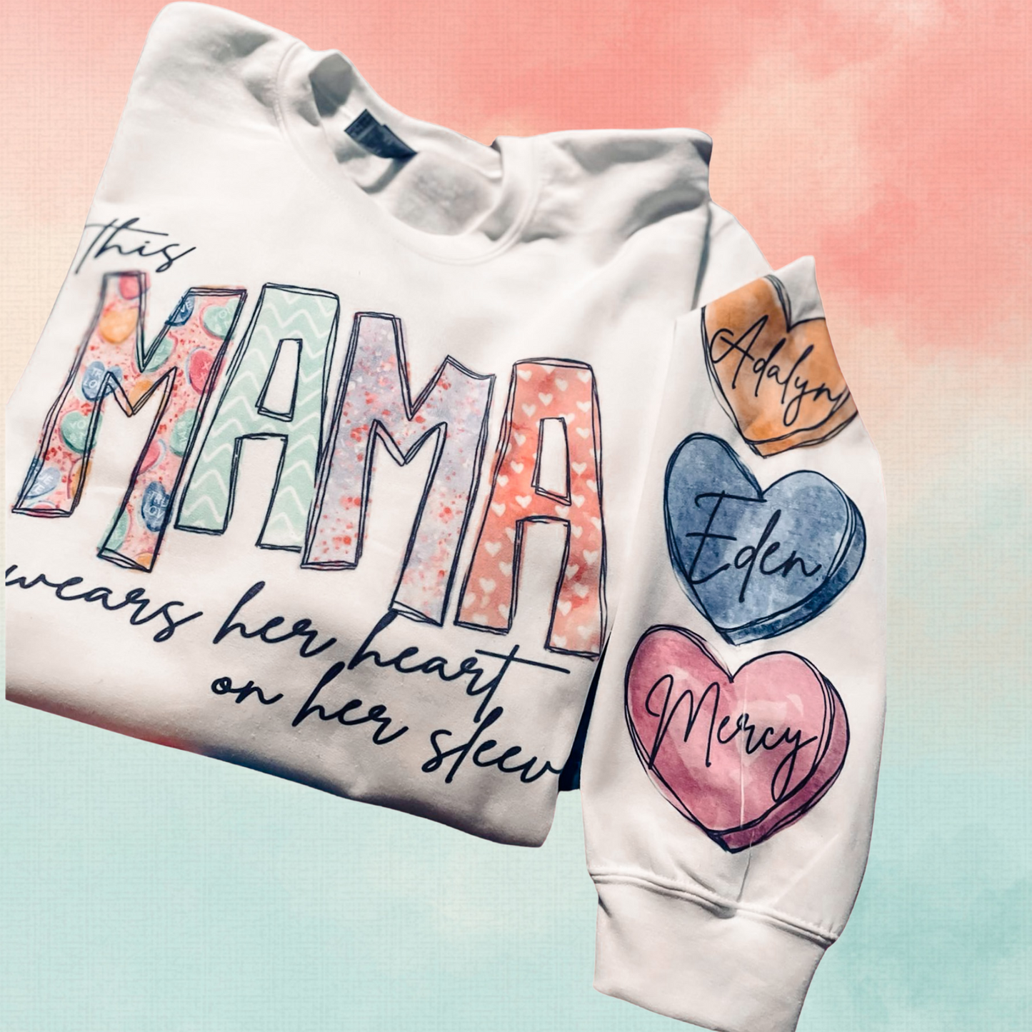 Personalized Valentines Sweatshirt