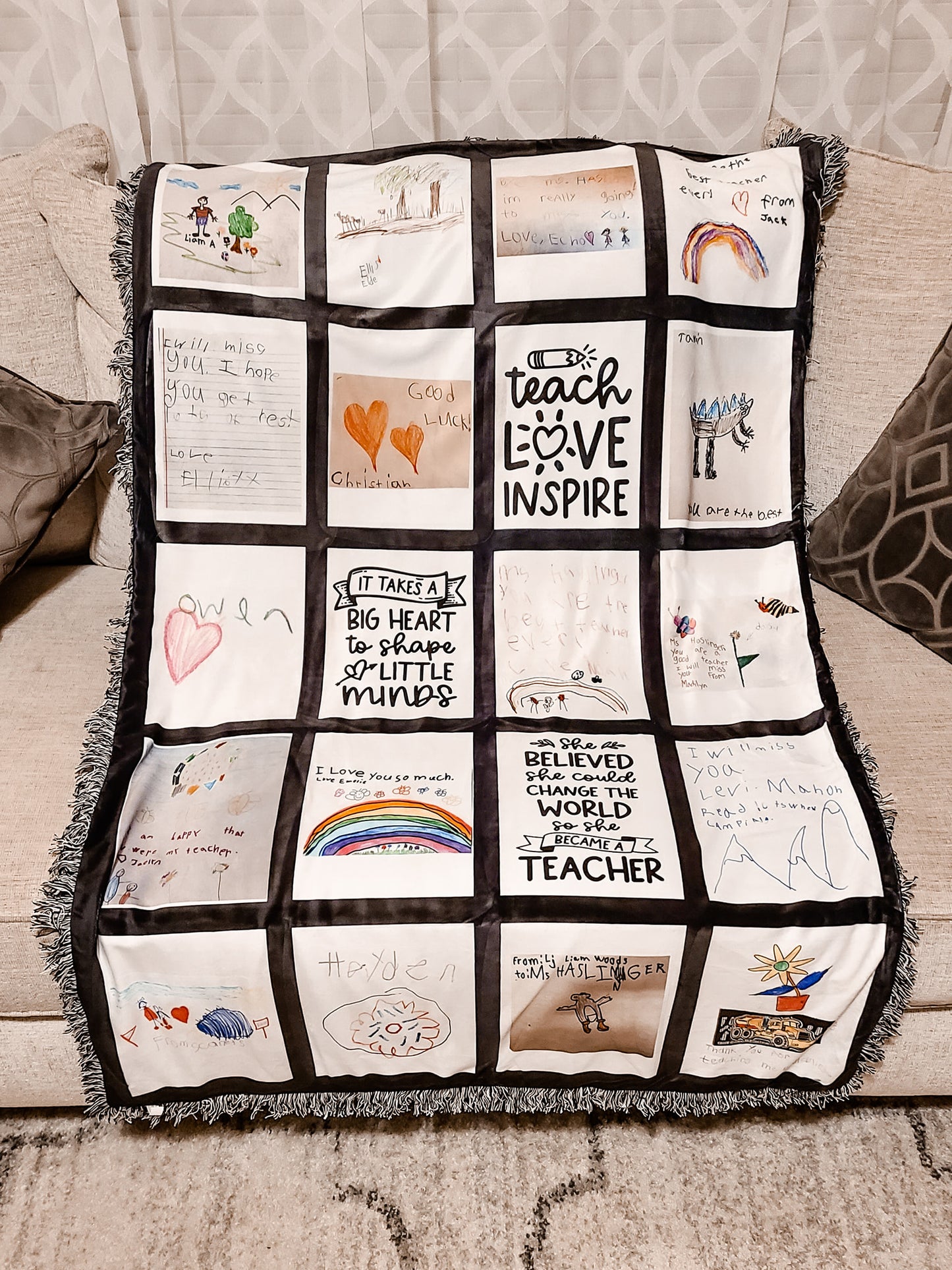 Personalized Photo Blanket Gift