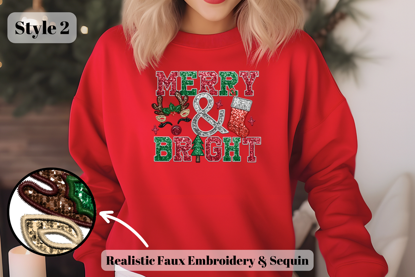 Christmas Crewneck Sweatshirts