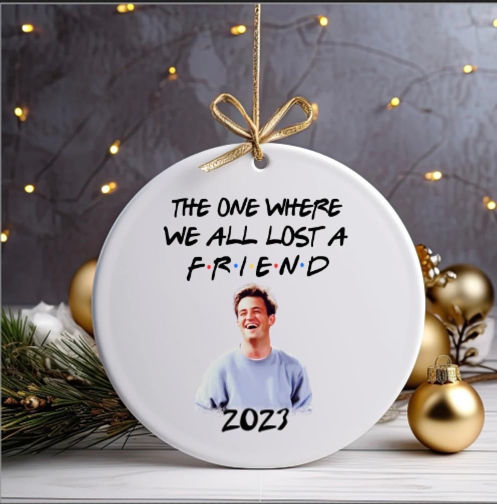Matthew Perry FRIENDS Memorial Ornament